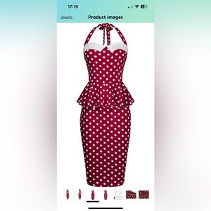 Rockabilly pinup dress